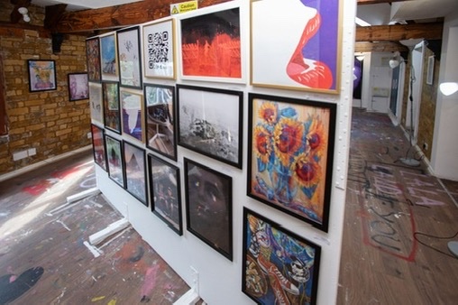 Art Exibition London with two works of Daphne Depassé