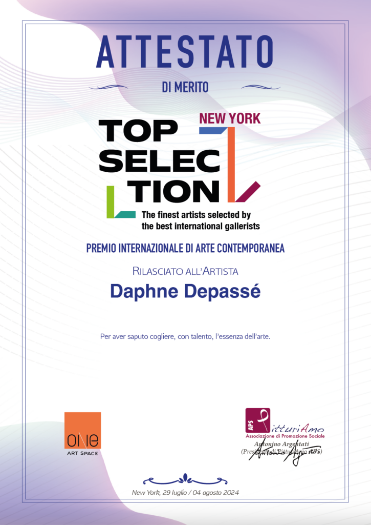 Certificate of Merit Daphne Depasse
